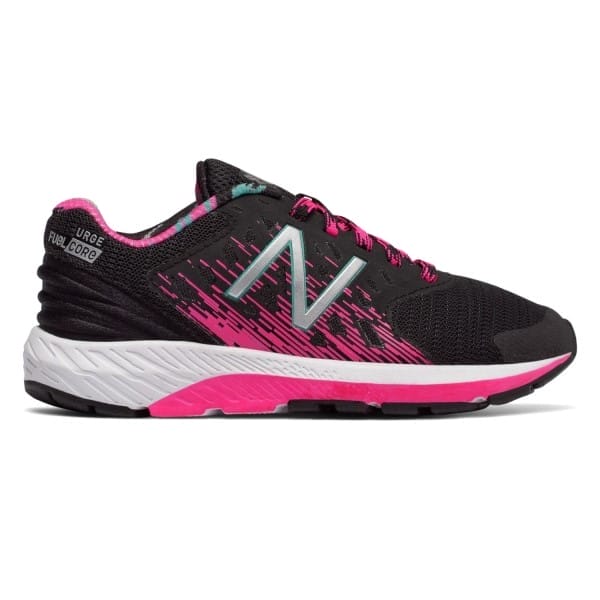 Fitness Mania - New Balance FuelCore Urge v2 - Kids Girls Running Shoes - Black/Pink Glo/White
