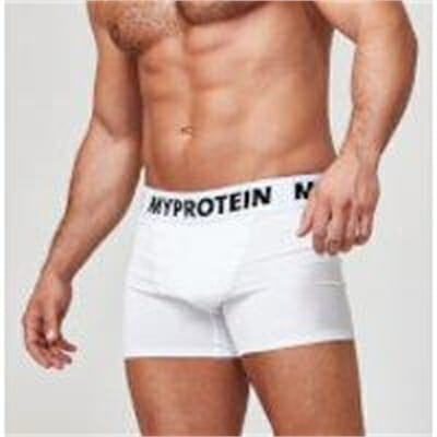 Fitness Mania - Classic Boxers - S - White/Navy