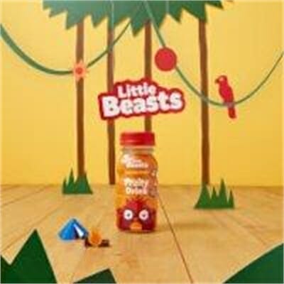 Fitness Mania - Little Beasts Fruity Drink x 6 - 6 x 150ml - Bottle - Strawberry & Banana