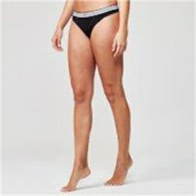 Fitness Mania - Logo Thong - L - Black