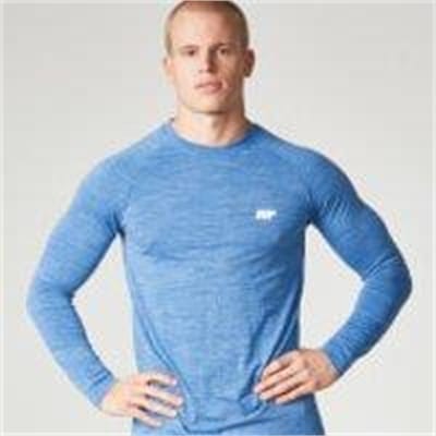 Fitness Mania - Performance Long-Sleeve Top - S - Blue