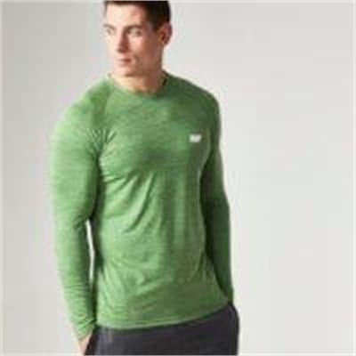 Fitness Mania - Performance Long-Sleeve Top - S - Green