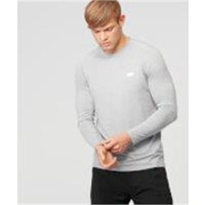 Fitness Mania - Performance Long-Sleeve Top - S - Grey