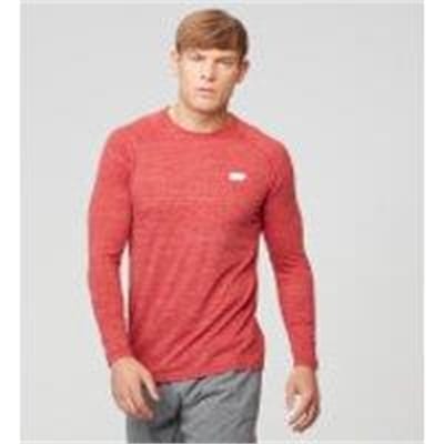 Fitness Mania - Performance Long-Sleeve Top - S - Red