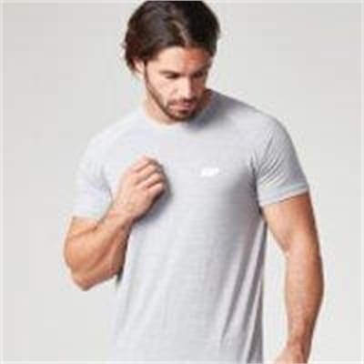 Fitness Mania - Performance Short-Sleeve Top - L - Grey