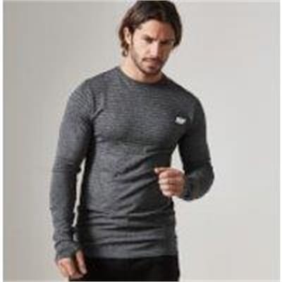 Fitness Mania - Seamless Long-Sleeve T-Shirt - M - Black