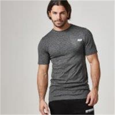 Fitness Mania - Seamless Short-Sleeve T-Shirt - L - Black