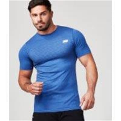 Fitness Mania - Seamless Short Sleeve T-Shirt - L - Navy