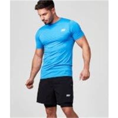 Fitness Mania - Seamless Short Sleeve T-Shirt - XXL - Dark Blue