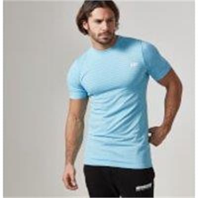 Fitness Mania - Seamless Short-Sleeve T-Shirt - XXL - Light Blue