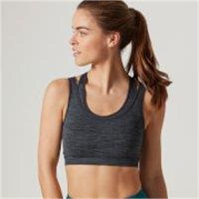 Fitness Mania - Seamless Sports Bra - XS - Black