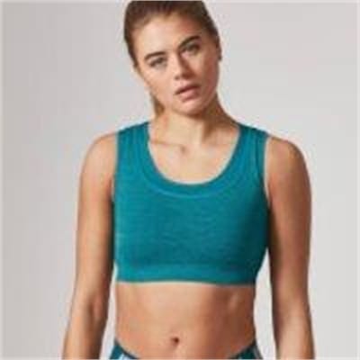 Fitness Mania - Seamless Sports Bra - XS - Teal