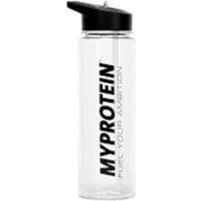 Fitness Mania - Straw Water Bottle - Black