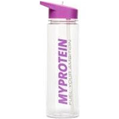 Fitness Mania - Straw Water Bottle - Purple