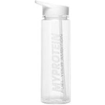 Fitness Mania - Straw Water Bottle - White