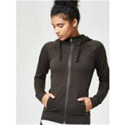 Fitness Mania - Superlite Slim Fit Zip Up Hoodie - XS - Black