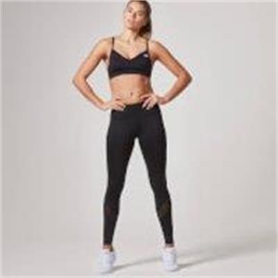 Fitness Mania - The Black Mesh Heartbeat Outfit - L - XS