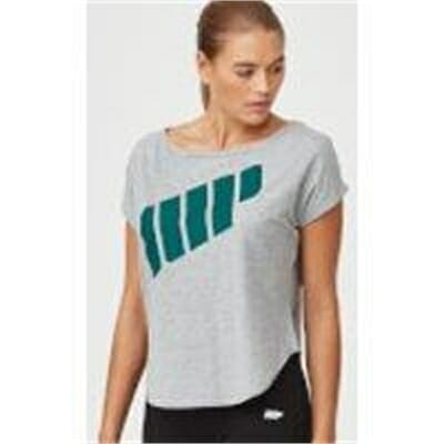 Fitness Mania - The Original Scoop T-Shirt - L - Grey