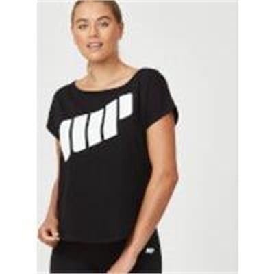 Fitness Mania - The Original Scoop T-Shirt - S - Black