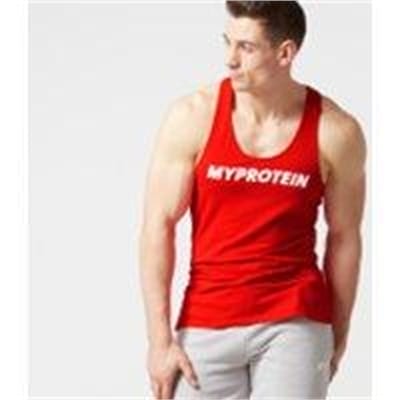 Fitness Mania - The Original Stringer Vest - Black - L - Red