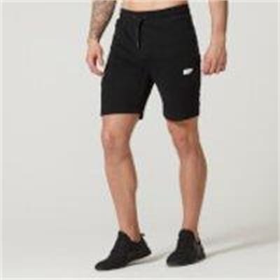 Fitness Mania - Tru-Fit Zip Sweatshorts - S - Black