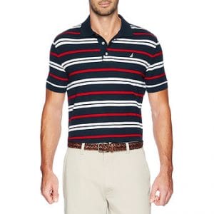 Fitness Mania - SHORT SEEEVE MULTI-STRIPE POLO