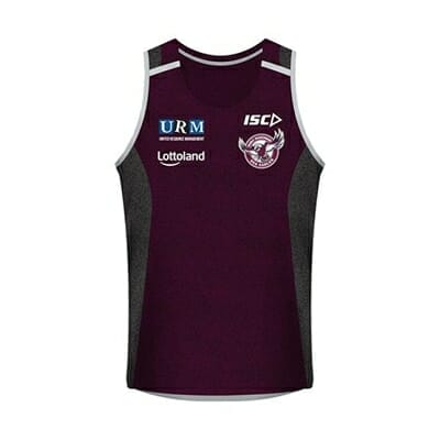 Fitness Mania - Manly Sea Eagles Kids Training Singlet 2018