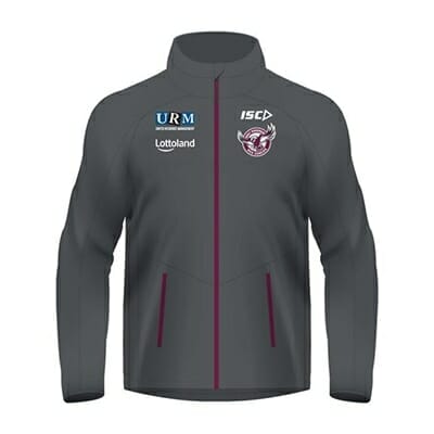Fitness Mania - Manly Sea Eagles Ladies Wet Weather Jacket 2018