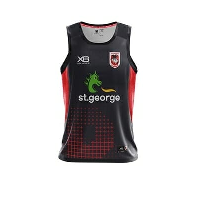 Fitness Mania - St George Dragons Training Singlet 2018