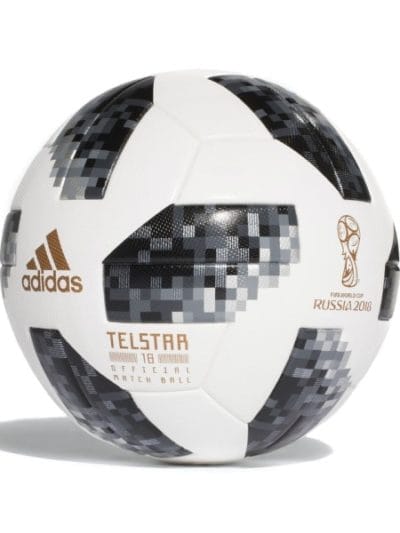 Fitness Mania - Adidas FIFA World Cup Official Soccer Game Ball - White/Black/Metallic Silver