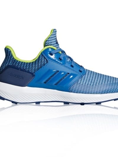 Fitness Mania - Adidas RapidaRun - Kids Boys Running Shoes - Ash Blue/Trace Royal/Noble Indigo