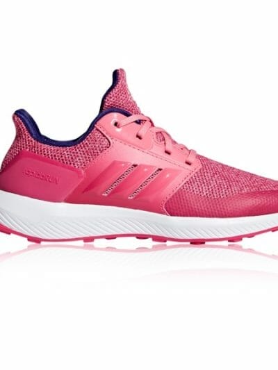 Fitness Mania - Adidas RapidaRun - Kids Girls Running Shoes - Vivid Berry/Vivid Berry/Chalk Pink