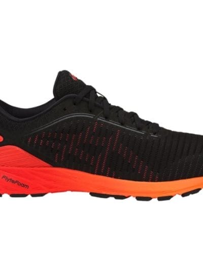 Fitness Mania - Asics DynaFlyte 2 - Mens Running Shoes - Black/Fiery Red/Shocking Orange