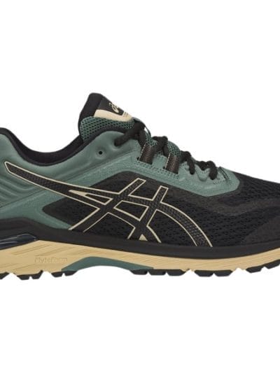 Fitness Mania - Asics GT-2000 6 Trail - Mens Trail Running Shoes - Black/Dark Forest