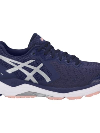 Fitness Mania - Asics Gel Foundation 13 - Womens Running Shoes - Indigo Blue/Silver/Seashell Pink