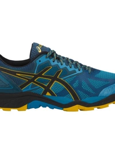 Fitness Mania - Asics Gel Fuji Trabuco 6 - Mens Trail Running Shoes - Turkish Tile/Black/Lemon Curry