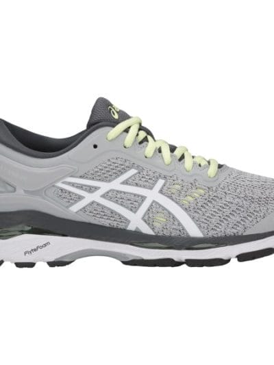 Fitness Mania - Asics Gel Kayano 24 - Womens Running Shoes - Glacier Grey/White/Carbon