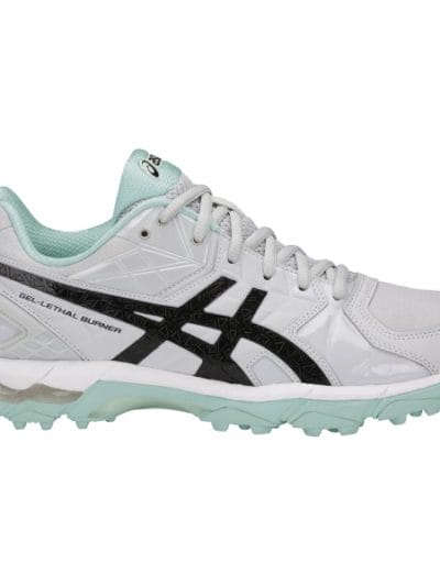 Fitness Mania - Asics Gel Lethal Burner - Womens Cross Training and Turf Shoes - Glacier Grey/Black/Sprout Grey
