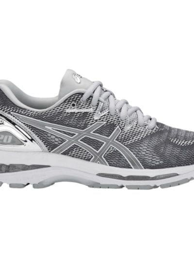 Fitness Mania - Asics Gel Nimbus 20 Platinum - Womens Running Shoes - Carbon/Silver/White
