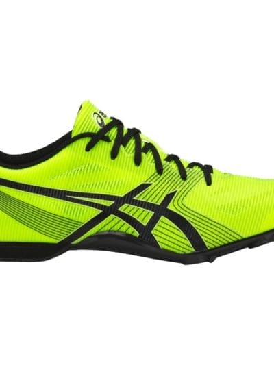 Fitness Mania - Asics Hyper MD 6 - Unisex Middle Distance Track Spikes - Safety Yellow/Black