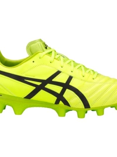 Fitness Mania - Asics Lethal Flash IT - Mens Football Boots - Safety Yellow/Black/Neon Lime