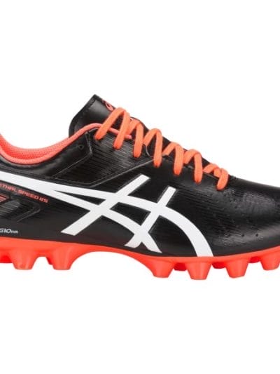 Fitness Mania - Asics Lethal Speed RS - Mens Football Boots - Black/Flash Coral/White