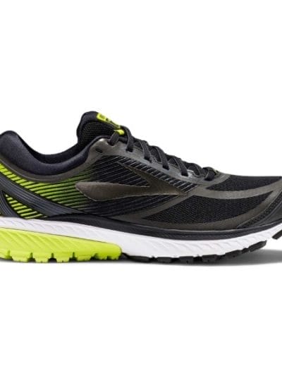 Fitness Mania - Brooks Ghost GTX 10 - Mens Trail Running Shoes - Black/Ebony/Lime Popsicle