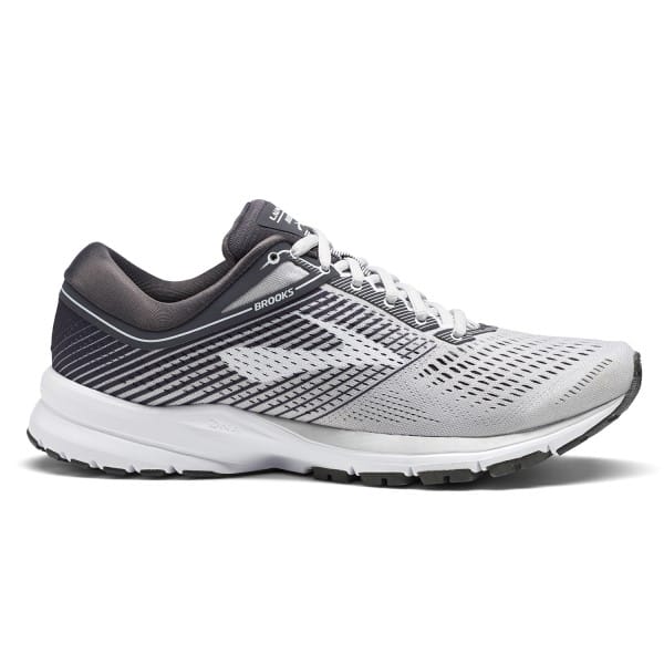 Fitness Mania - Brooks Launch 5 - Womens Running Shoes - Grey/Ebony/White