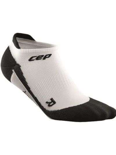 Fitness Mania - CEP No Show Running Socks - White/Black