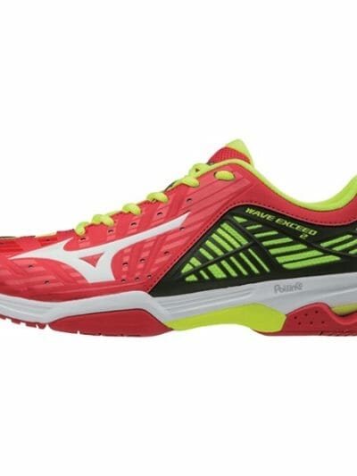 Fitness Mania - Mizuno Wave Exceed 2 AC Mens Tennis Shoes - Red/White/Yellow