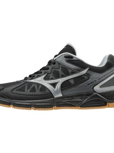 Fitness Mania - Mizuno Wave Supersonic Mens Court Shoes - Black/Silver