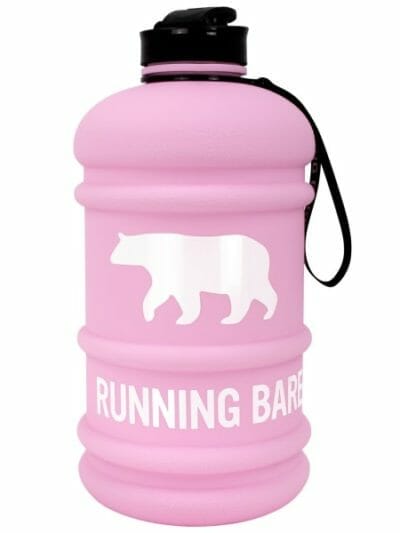 Fitness Mania - Running Bare H20 Bear Water Bottle - 2.2L - Pastel Pink
