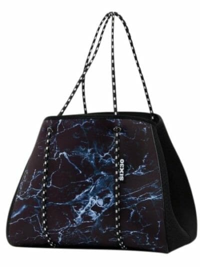 Fitness Mania - SIX30 Neoprene Gym Tote Bag - Black Marble