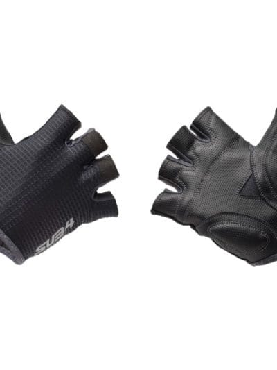 Fitness Mania - SUB4 Fingerless Cycling Gloves - Black